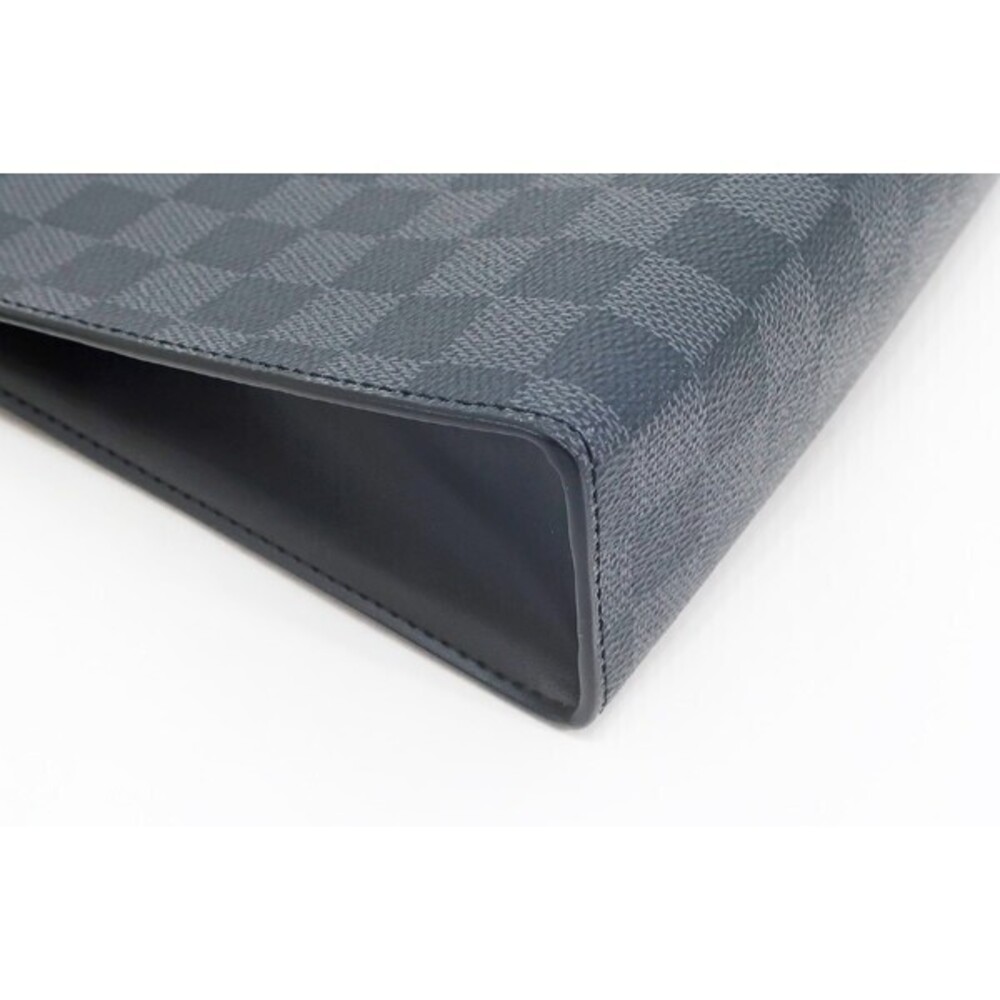 LOUIS VUITTON Pochette Voyage clutch bag Damier Graphite Black - Picture 4 of 6